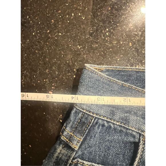 MOON RIVER Women's Front Slit Straight Line Denim Midi Skirt size S NWOT - Picture 7 of 7